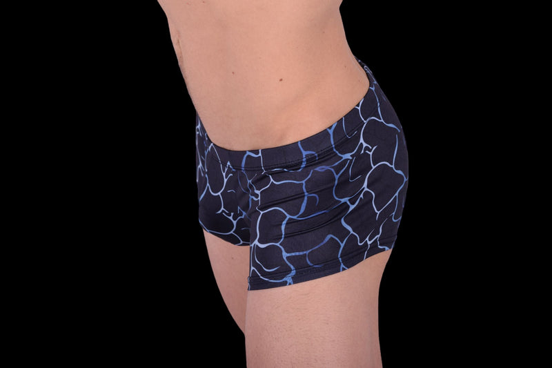 SMU Artistic Mini Boxer Brief sporty cut Mixed Blues P01005 H50