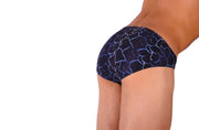 SMU Artistic Mini Briefs Speedo Cut In Navy P01503 H183