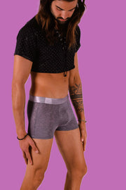 SMU Boxer Sheer Skin Molding Hipster Grey 100715 H635