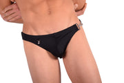 SMU Detachable Swim-Brief  Snug Pouch Swimwear Black MX7