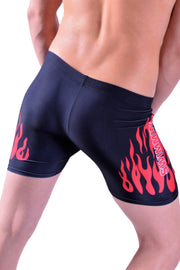 SMU Flames Swim Boxer stretch waist 28-32 inch 22035 MX3