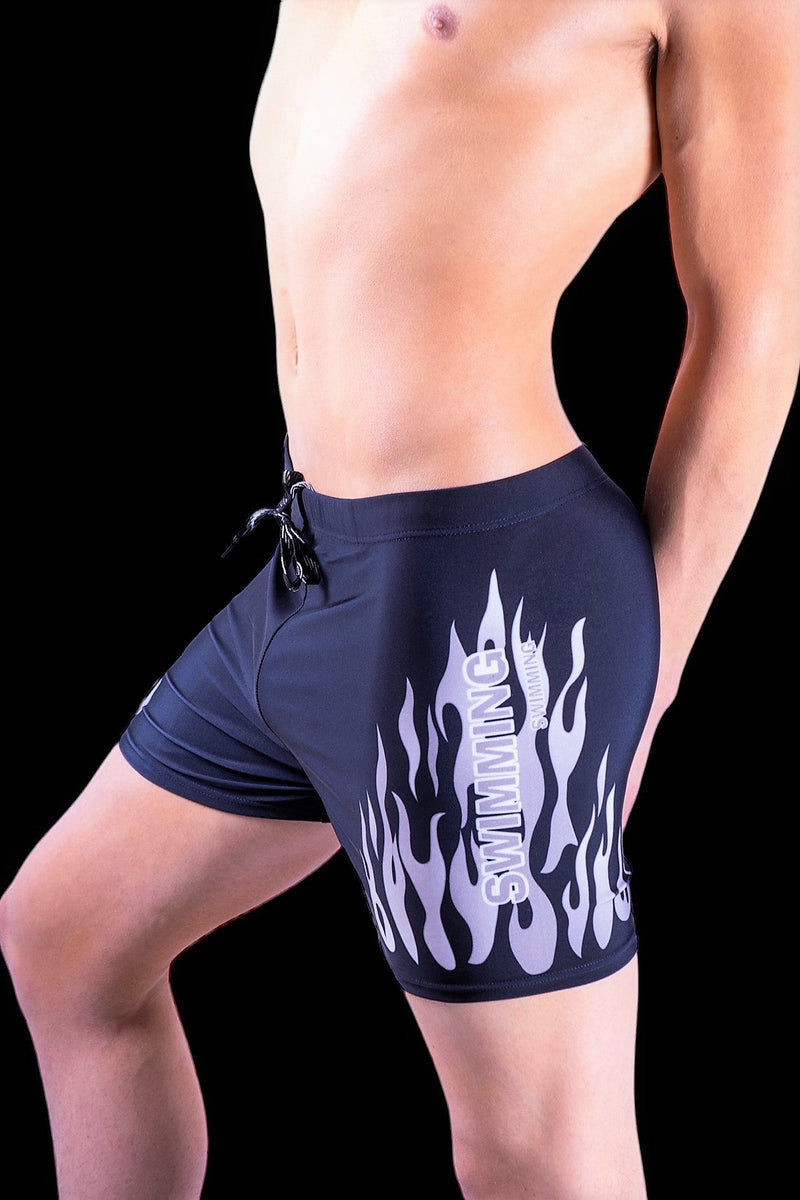 SMU Flames Swim Boxer stretch waist 28-32 inch 22035 MX3