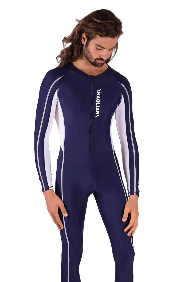 SMU Full Singlet Bodysuit Competition Swimwear Diving Wetsuit Navy 11