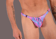 SMU Mens Underwear Snap Thong 33247 MX112