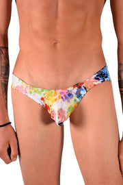 SMU Paint Splash Mini Brief Multi - Colors Speedo Cut P01203 H196