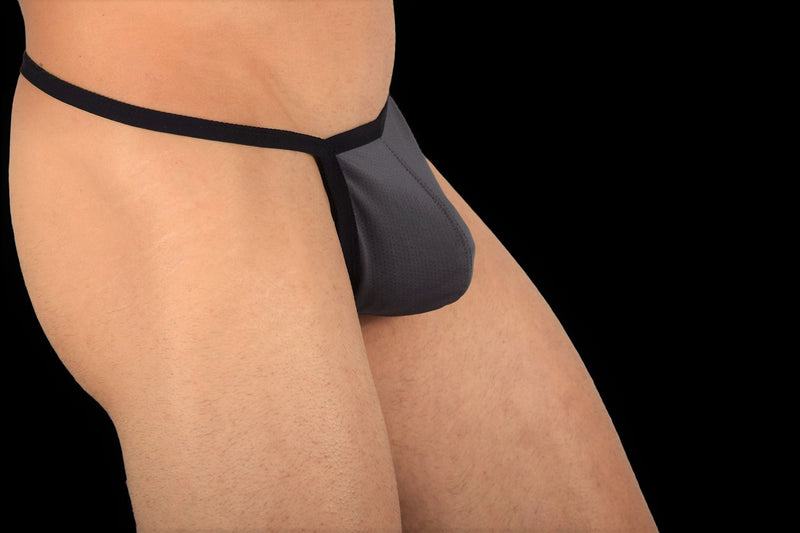 SMU Patriot Tiny Tanning G-String Charcoal 26