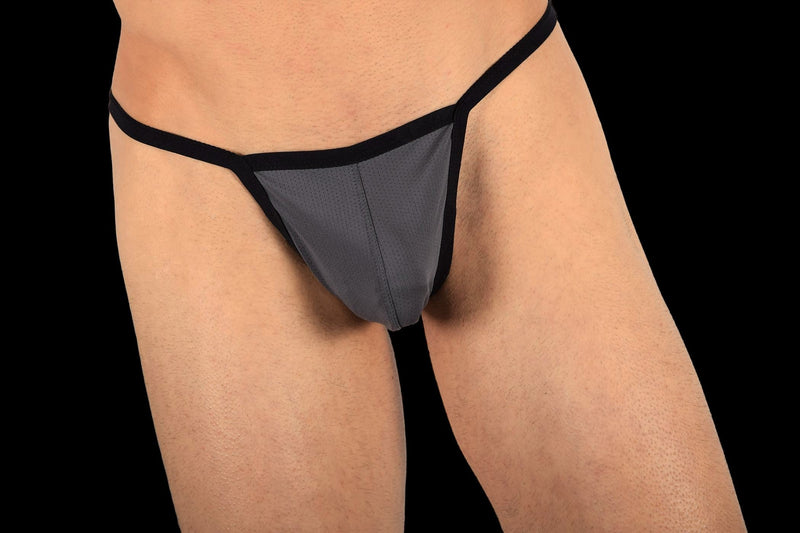 SMU Patriot Tiny Tanning G-String Charcoal 26