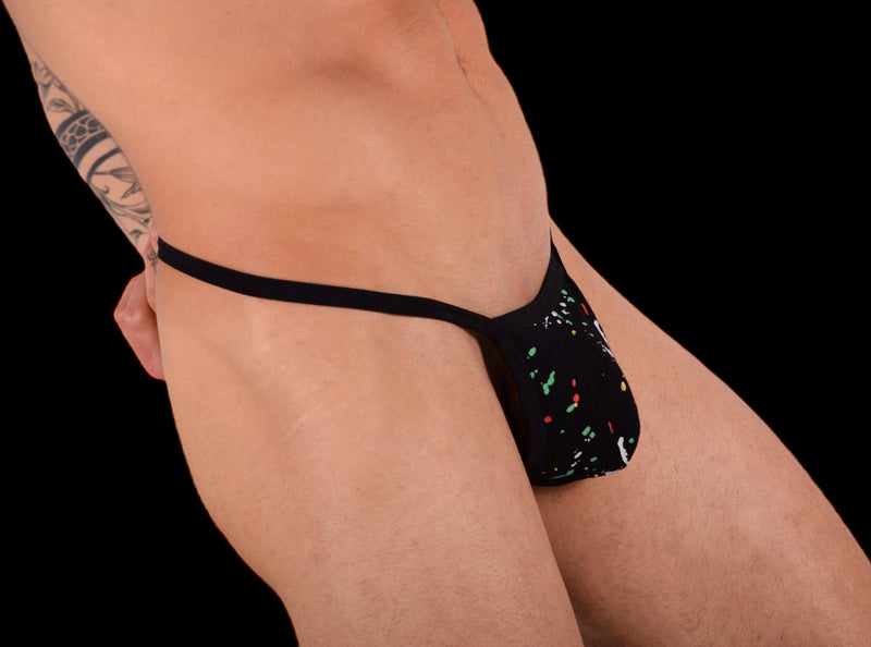 SMU Splash Tiny G-String Black D-100614 8