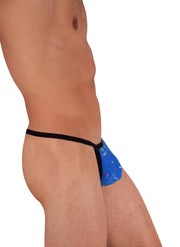 SMU Splash Tiny G-String Blue D-100614 8