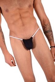 SMU Sumo Rope Thongs  BLACK 4828 MX6
