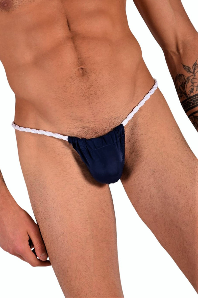SMU Sumo Rope Thongs  Navy 4828 MX6
