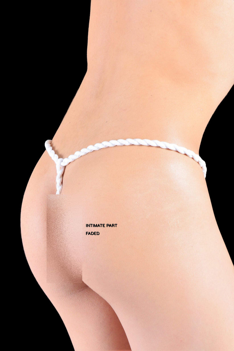 SMU Limited Sumo Rope Thongs  Black 4828 MX6