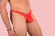 SMU Thong Sexy Sheer Fabric Red Thong 33365 MX114