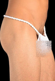 SMU Thongs Limited Sumo-Rope White Thongs 4828 MX6