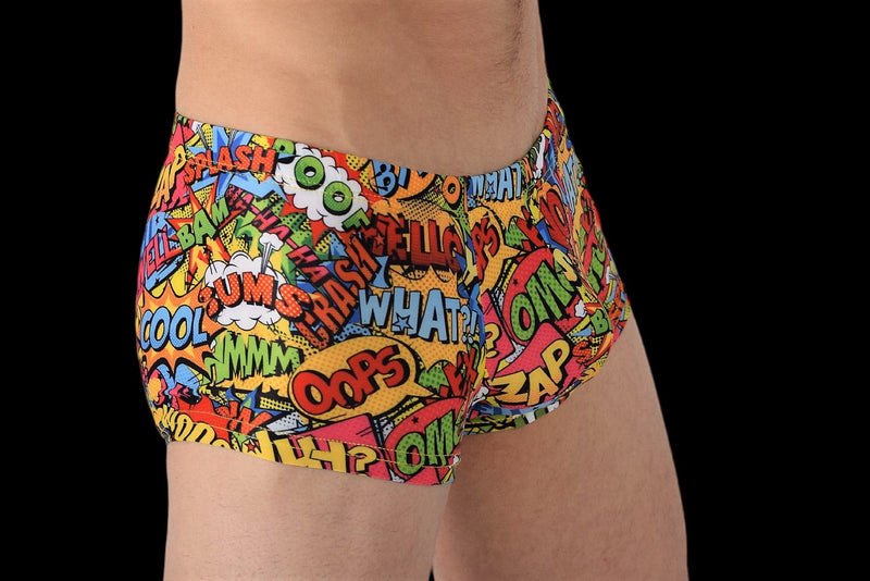 SMU Verbal Mini Boxer Brief sporty cut Multi color P01005 H46