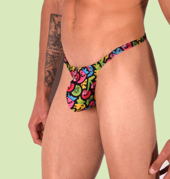 XS/S Thong SMU Underwear Smily Print 33444 MX11