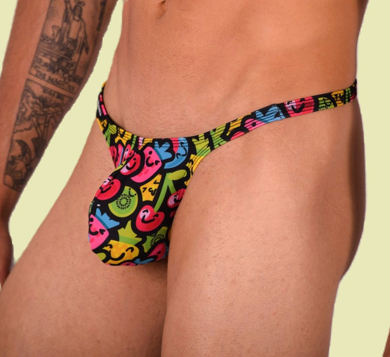 XS/S Thong SMU Underwear Smily Print 33444 MX11