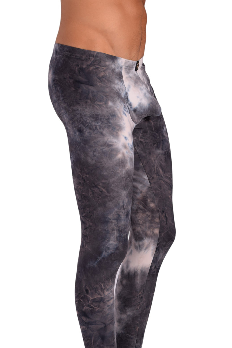 SMU Mens Legging Tight Fit Dark Artistic S/M 12562 MX8