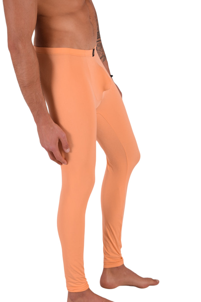 SMU Mens Legging Tight Fit Smoothie Orange S/M 12566 MX8