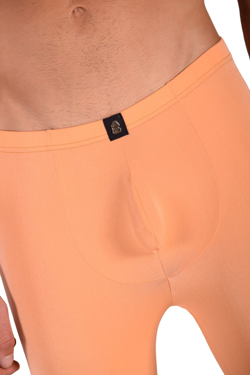 SMU Mens Legging Tight Fit Smoothie Orange S/M 12566 MX8