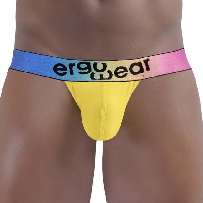 ErgoWear Thong MAX SE Pride Rainbow Thongs in Yellow 1438 79