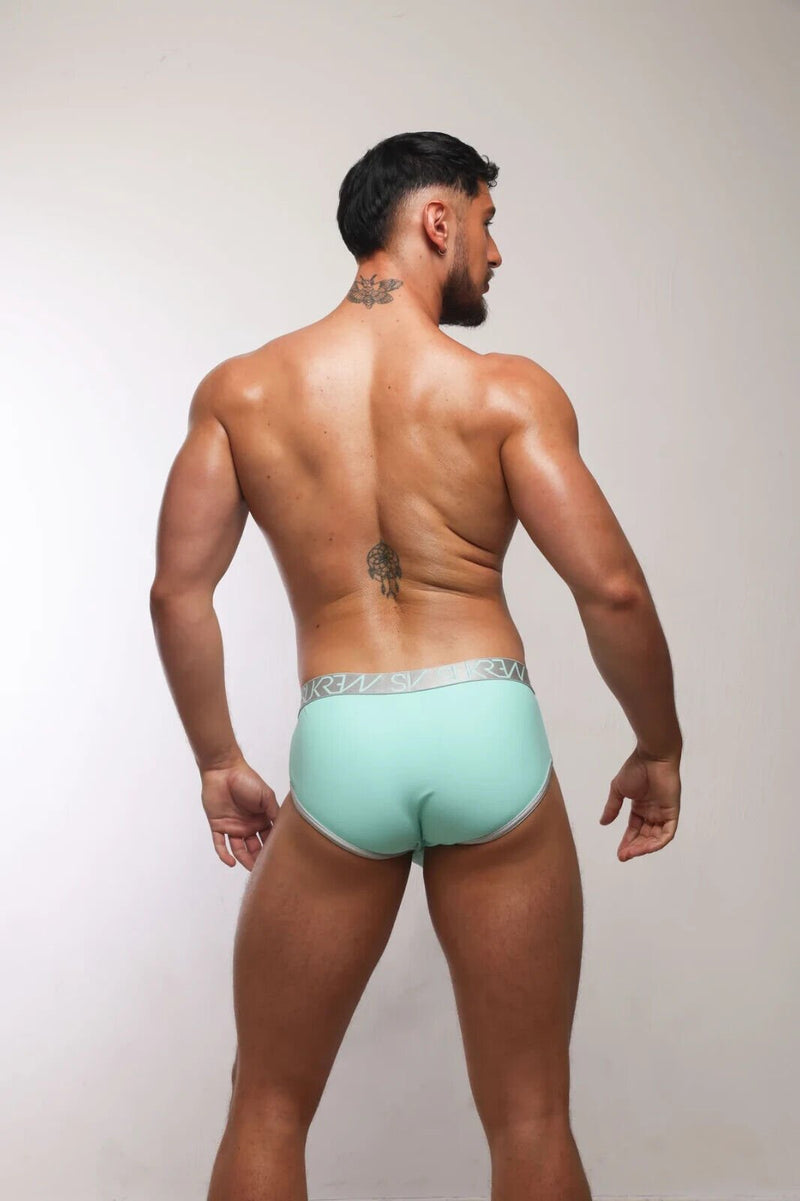 SUKREW Apex Brief Rounded Cupping Pouch Unlined Briefs Peppermint Green 115