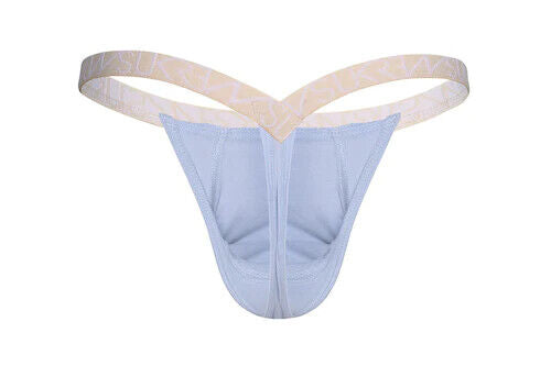 SUKREW Bubble Thong Extra Stretch Rounded Cupping Pouch Unlined Amethyst Blue 25