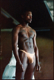 SUKREW Bubble Thong Rounded Cupping Pouch Low - Rise Thongs in Cortado 303