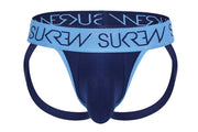 SUKREW Low - Rise Front Jockstrap With Well - Balanced Large Pouch Marine Jock 401
