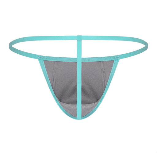 SUKREW Low Rise G - String Stretchy Rounded Cupping Pouch in Silver Sparkle 112