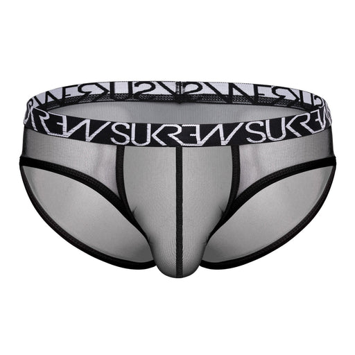 SUKREW Mesh Sheer Low - Rise Brief in Underground Black 81