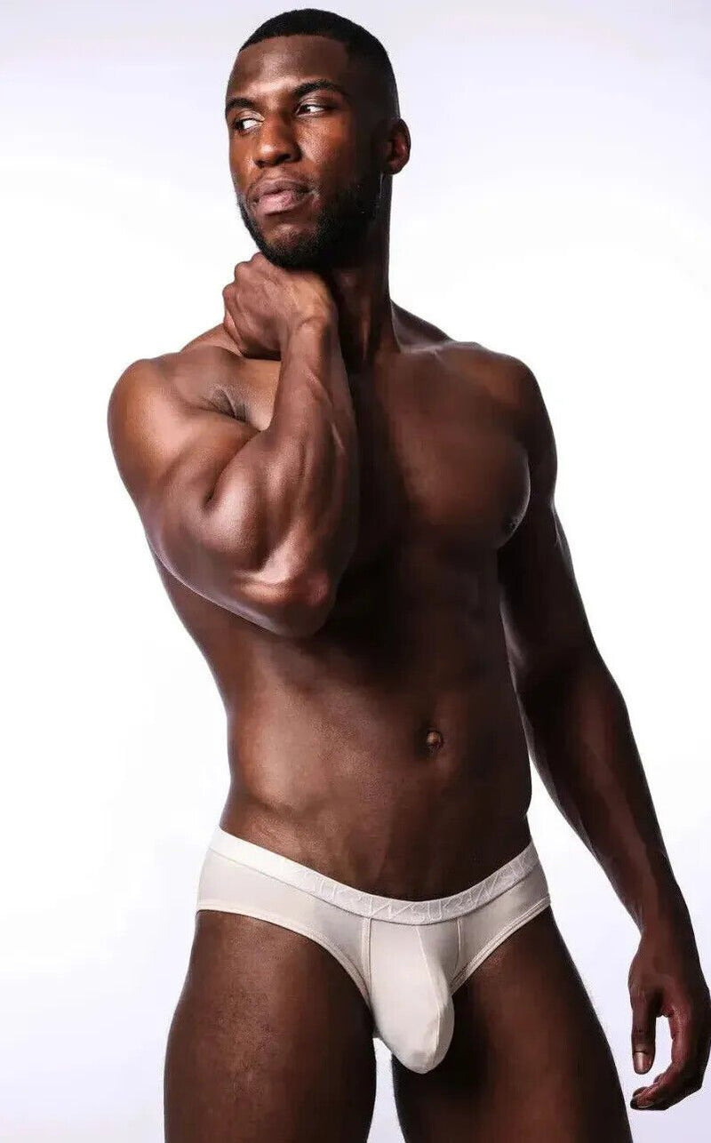 SUKREW Super Low - Rise Briefs Extra Stretchy Unlined Brief in Nude 33