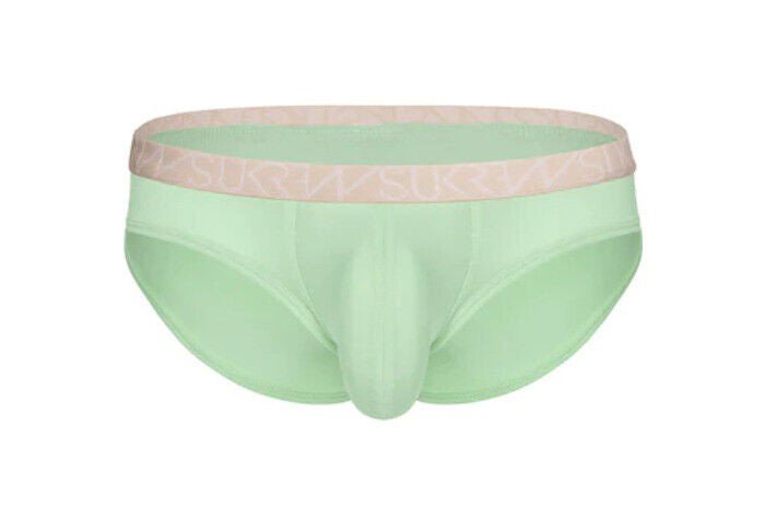 SUKREW Super Low - Rise Briefs Extra Stretchy Unlined Brief Light Green 31
