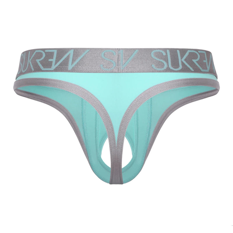 SUKREW U - Style Classic Thong Oval Front Skimpy Back C - Thongs in Peppermint 112