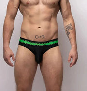 SUKREW V-Thong Shaped Hybrid 2-Back Lifting Straps Large Pouch Black 24