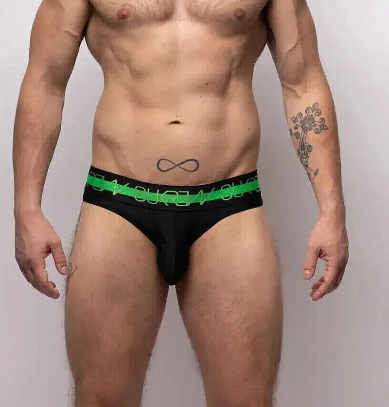 SUKREW V-Thong Shaped Hybrid 2-Back Lifting Straps Large Pouch Black 24