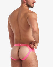TEAMM8 Jock Spartacus 2.0 Low-Rise Athletic Jockstrap in Hot Pink