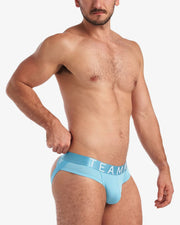 TEAMM8 Jockstrap Spartacus 2.0 Low-Rise Athletic Jock in Blue Atoll