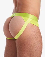 TEAMM8 Jockstrap Spartacus 2.0 Low-Rise Athletic Jock in Lime Punch Green