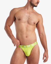 TEAMM8 Thongs Spartacus 2.0 Low-Rise Athletic Thong in Lime Punch