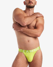 TEAMM8 Thongs Spartacus 2.0 Low-Rise Athletic Thong in Lime Punch