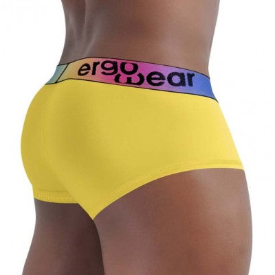 Large ErgoWear Boxer MAX SE Pride Trunks in Super-Soft Yellow 1440 114