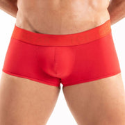TOF PARIS Access Trunks Jacquard Low - Rise Boxer Shorts Soft Cotton Red 982