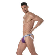 TOF PARIS Champion Jockstrap Unlined Pouch Soft Cotton Jock Purple 794