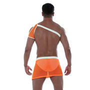 TOF PARIS Mesh Shoulder Harness Orange Neon Fluorescent 173