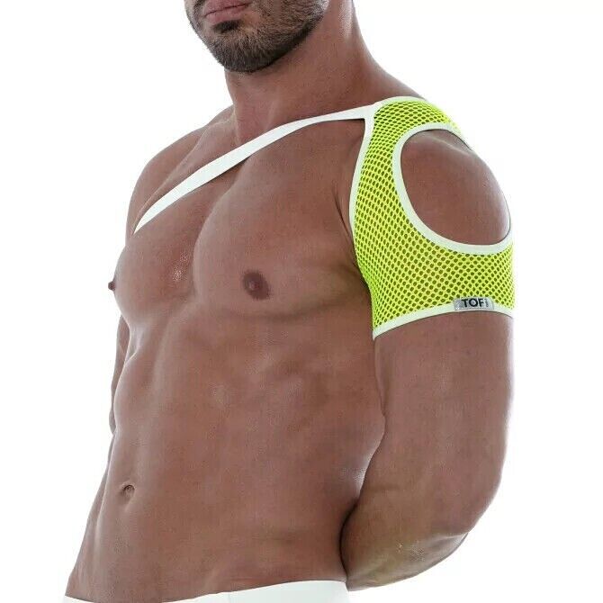 TOF PARIS Neon Mesh Shoulder Harness Neon Yellow Fluorescent 171