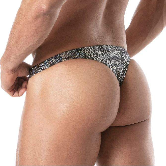 TOF PARIS Swim-Thongs Splendid Ultra-Light Swimwear Silver