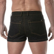 TOF PARIS Urban Jean Mini Shorts Five Pockets Stretch Denim Short 503