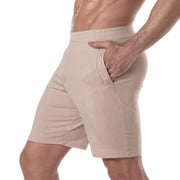 TOF PARIS Zipped Bamboo Pocket Short Rear Flap Antibacterial Shorts Beige1