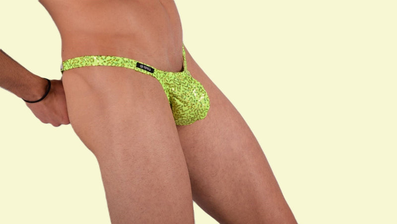 XL SMU Mens Flash Thong NEON 33453 MX113